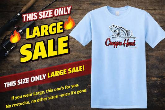 Crappie Head Fishing T-shirt