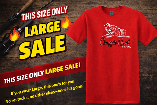 Crappie Head Fishing T-shirt